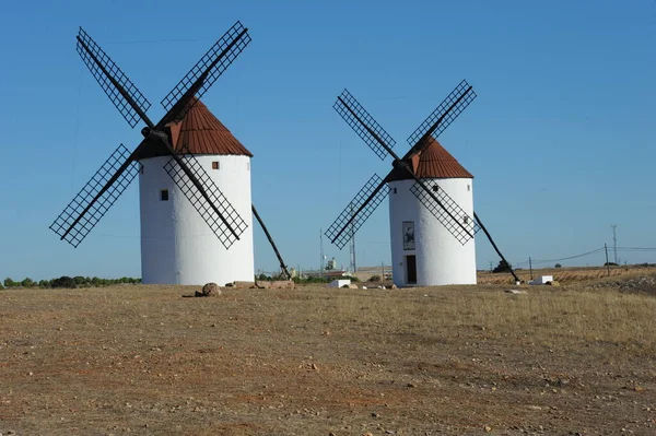 Spain Windmill Mancha Cervantes Don Quijote — 스톡 사진