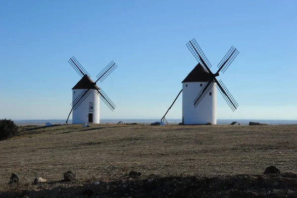 Spain Windmill Mancha Cervantes Don Quijote — 스톡 사진