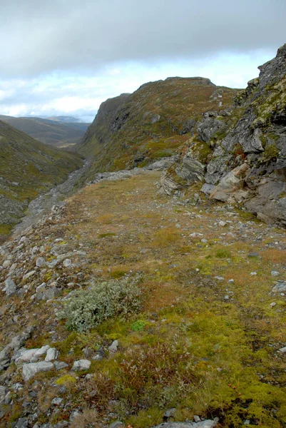 Norwegen Auf Naturlandschaft Hintergrund — Stockfoto