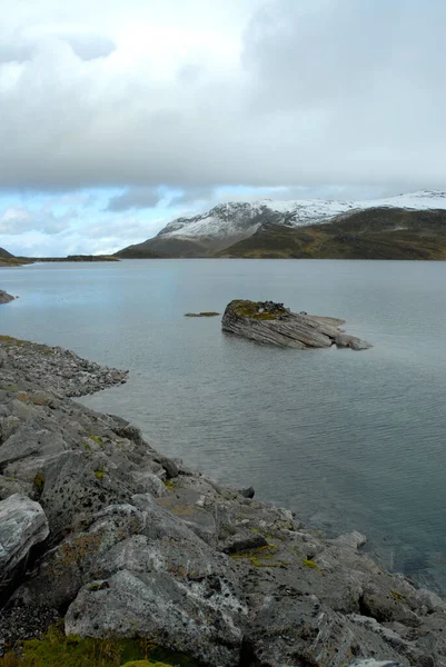 Noruega Sobre Paisagem Natural Fundo — Fotografia de Stock