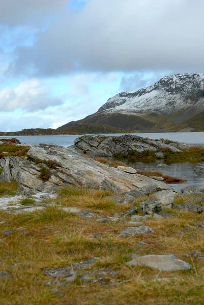 ノルウェー ムラバットネット ビカフェル 美しい山々 — ストック写真