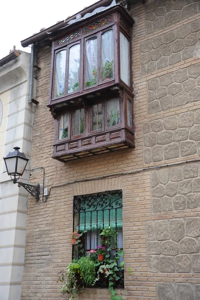 Toledo Španělsko Fasády Dveře Brána — Stock fotografie
