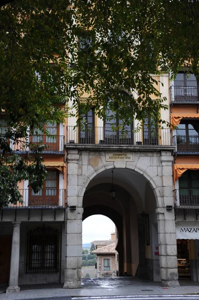 Toledo Espanha Fachadas Porta Portão — Fotografia de Stock