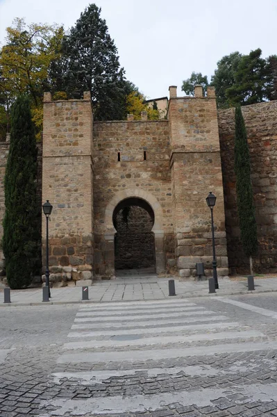 Toledo Španělsko Fasády Kastilie Mancha — Stock fotografie