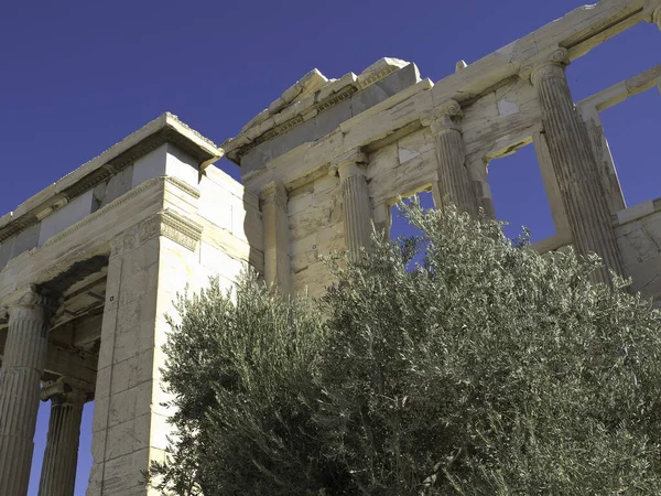 Atenas Capital Grecia También Estaba Corazón Antigua Grecia Una Poderosa — Foto de Stock