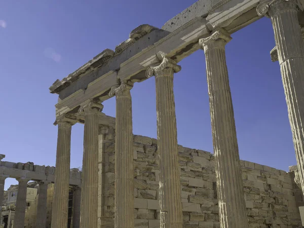 Atenas Capital Grecia También Estaba Corazón Antigua Grecia Una Poderosa —  Fotos de Stock