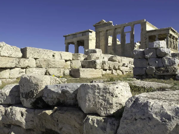 Афіни Столиця Греції Воно Також Було Самому Серці Стародавньої Греції — стокове фото