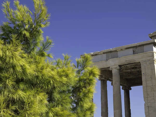 Athene Hoofdstad Van Griekenland Het Ook Het Hart Van Het — Stockfoto