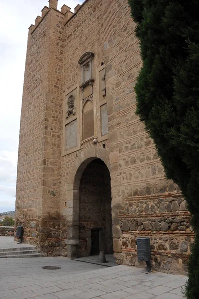 Toledo Spanien Fassaden Castile Mancha — Stockfoto