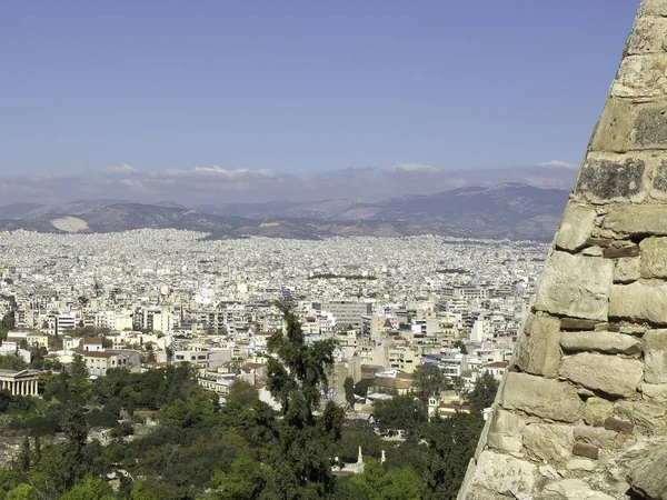 Athen Ist Die Hauptstadt Griechenlands Lag Auch Herzen Des Antiken — Stockfoto