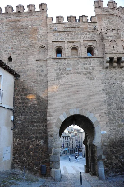 Toledo Espanha Fachadas Porta Portão Cidade Castilla Mancha — Fotografia de Stock