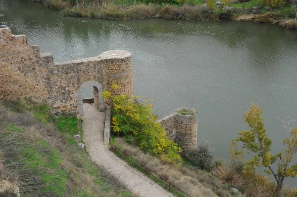 Toledo España Fachadas Puerta Puerta Ciudad Castilla Mancha — Foto de Stock