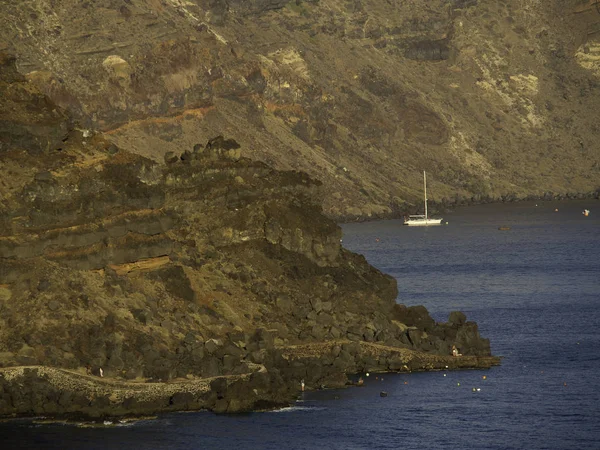 Santorini Isola Grecia — Foto Stock