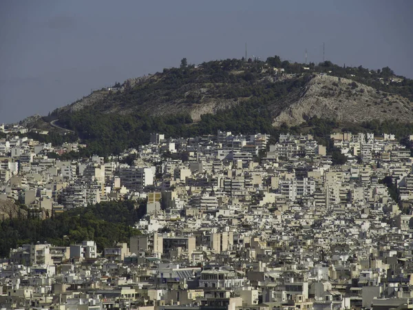 Blick Auf Die Stadt Athens Griechenland — Stockfoto