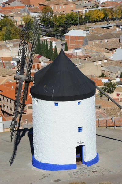 Ισπανοί Ανεμόμυλοι Επαρχία Τολέδο Castilla Mancha — Φωτογραφία Αρχείου