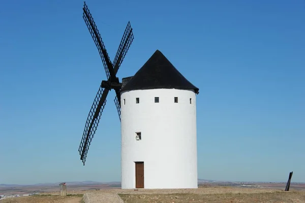 Spanyolország Szélmalom Toledo Tartomány Castile Mancha — Stock Fotó