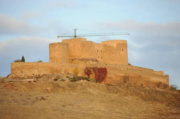 Hiszpania Konsuegra Wiatrak Burg — Zdjęcie stockowe