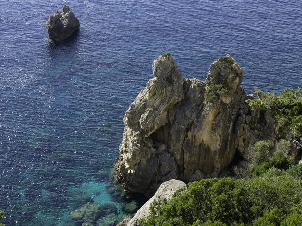 Corfù Kerkyra Città Vecchia Unesco Patrimonio Mondiale — Foto Stock