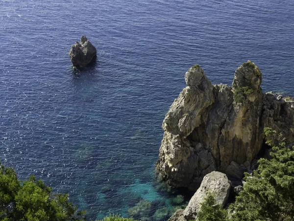 Corfù Kerkyra Città Vecchia Unesco Patrimonio Mondiale — Foto Stock