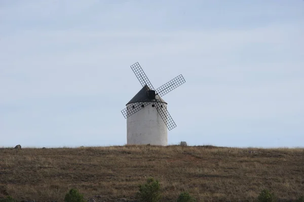 España Molinos Viento Provincia Toledo Castilla Mancha — Foto de Stock