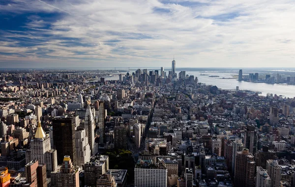 Från Imperiet Statsbyggnad Manhattan — Stockfoto