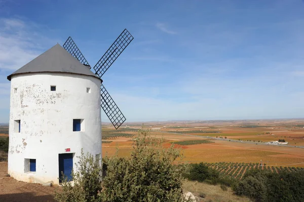 Spanien Windmühlen Provinz Toledo Kastilien Mancha — Stockfoto