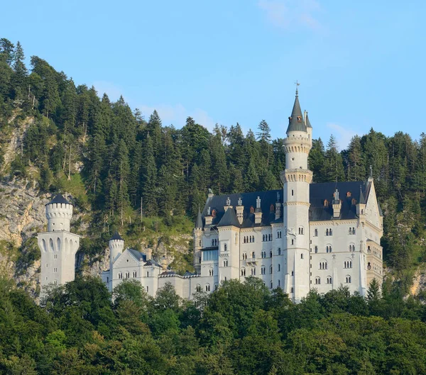 Castello Bianco Neuschwanstein Bavaria Ligun — Foto Stock