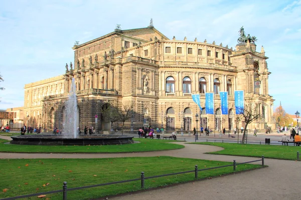 Dresden Estado Saxónia Alemanha Oriental — Fotografia de Stock