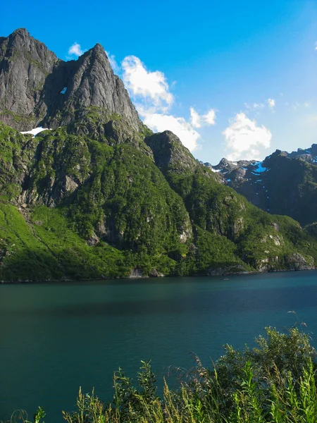 Paisagem Nas Ilhas Lofoten Noruega — Fotografia de Stock