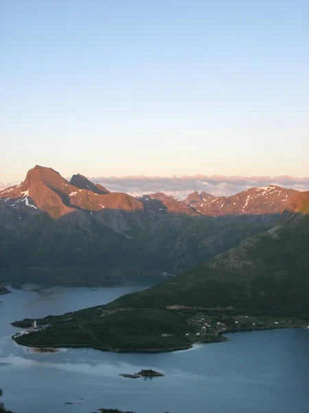 Meereslandschaft Auf Den Lofoten Norwegen — Stockfoto