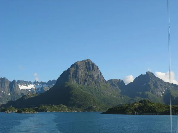 Paisaje Marino Las Islas Lofoten Noruega — Foto de Stock