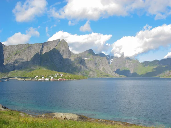 Paisagem Nas Ilhas Lofoten Noruega — Fotografia de Stock