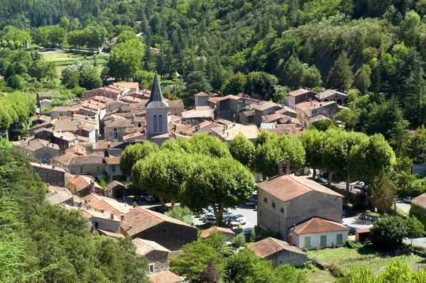 Navacelles Французский Объект Природного Наследия Человечества Unesco — стоковое фото