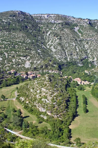 Navacelles Unesco Nun Insanlığın Fransız Doğal Miras Bölgesi — Stok fotoğraf