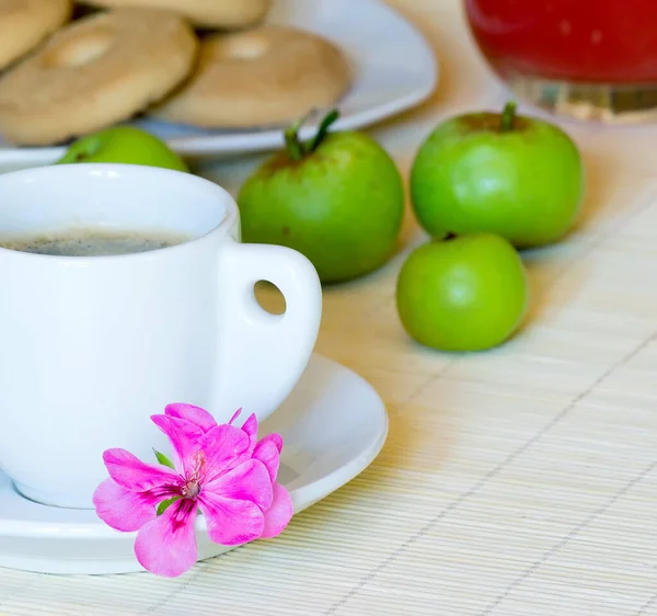 Kaffeepause Hintergrund Nahaufnahme — Stockfoto