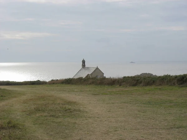Chapel Seashore Brittany France — Stock Photo, Image