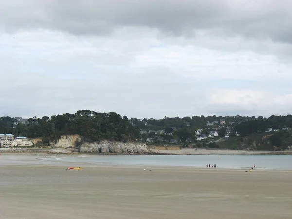 Morgat Plaży Bretanii Francja — Zdjęcie stockowe