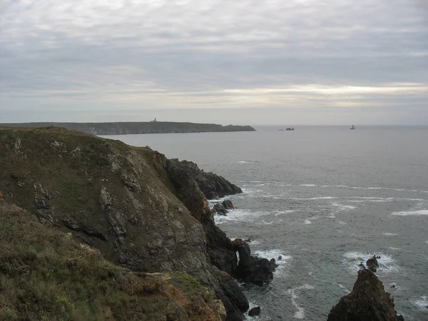 Pointe Van Sea Coast Brittany France — Stock Photo, Image