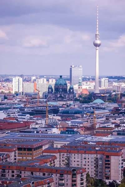 Luftaufnahme Des Zentrums Von Berlin Deutschland — Stockfoto