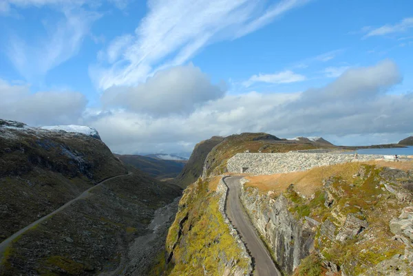 Noruega Sobre Paisagem Natural Fundo — Fotografia de Stock