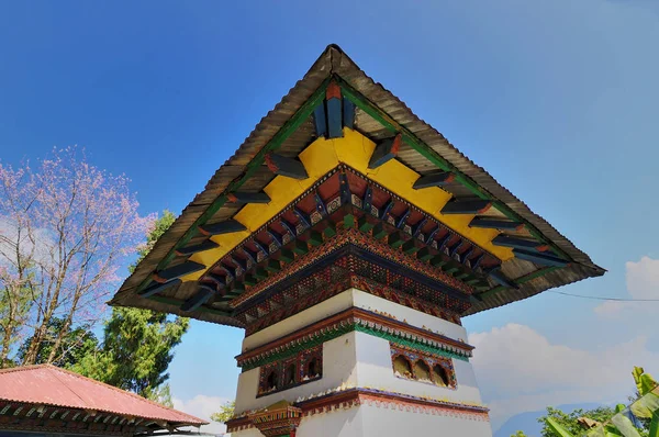 Αρχιτεκτονική Monastry Sillery Gaon Sikkim — Φωτογραφία Αρχείου