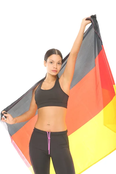 Fans Sepak Bola Untuk Jerman — Stok Foto