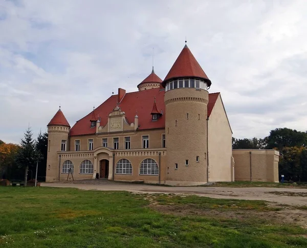 Vista Panorâmica Bela Arquitetura Medieval Fortaleza — Fotografia de Stock