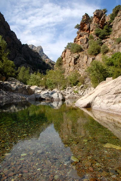 Gorges Asco Corsica — Stok fotoğraf