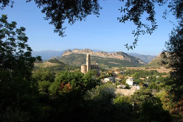 Mountain Village Corsica — Stock Photo, Image