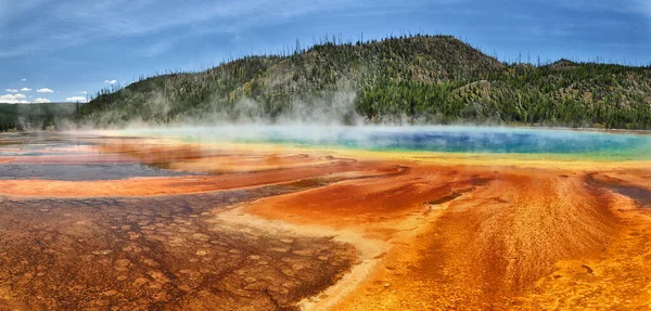 Grand Prismatic Spring Yellowstone National Park — Stockfoto