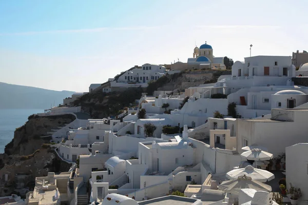 Oia Sull Isola Santorini Nelle Cicladi Grecia — Foto Stock