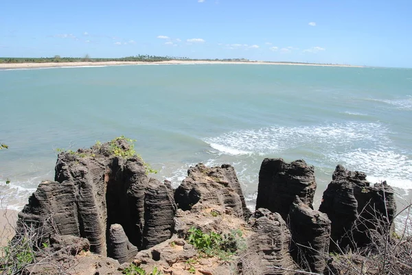 Plage Scène Eau Naturelle — Photo