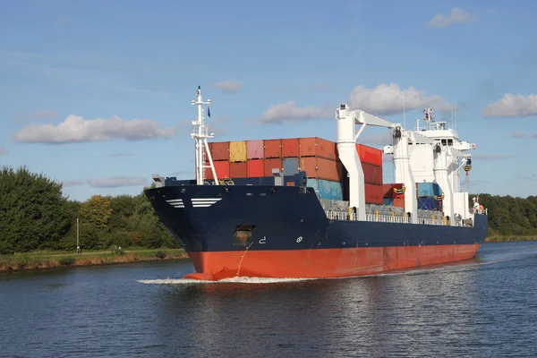 Containerschip Het Kielkanaal — Stockfoto