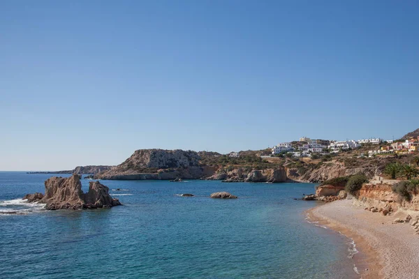Παραλία Της Αμοοπής Καρπάθου Στο Ελληνικό Νησί — Φωτογραφία Αρχείου